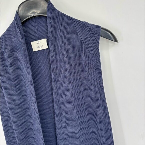Aritzia Wilfred Dunkirk Longline Minimalist Contemporary Sweater Vest XS - Picture 9 of 15